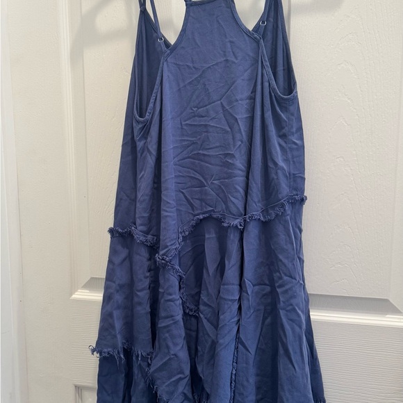 Free People Intimately FP Boho Handkerchief Hem Dress XS Fringe Festival Flares - Picture 3 of 6